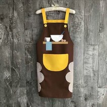 예쁜 앞치마 린넨 카페 꽃집 주방 드레스 여자 요리 액세서리 요리사 여성 핑크 일본 스타일, 6
