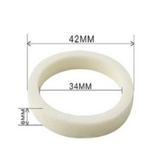 자전거 쇼바 포크 에어샥 폭스샥 프론트 스폰지 링 오일 폼 흡수 씰 액세서리 화이트 1 쌍 2 개, 파란, 2개