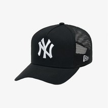 [AK PLAZA] [뉴에라키즈] A프레임 MLB 메시 뉴욕 양키스 볼캡 블랙(12742956)