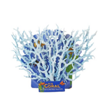 맥스메가다인 어항장식 인조시판 산호, 블루, 3개