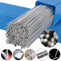 쉬운 용융 Fux cored 알루미늄 용접봉 납땜 용 용접 이어 필요 분말 저온, 2.4mm 500mm, 10 Pcs
