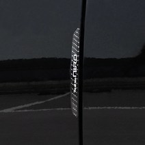 보보몰 니로 스크래치 도어가드 옆차 문콕방지 실리콘 보호 부착커버 차량 튜닝용품, 레드카본(4P)