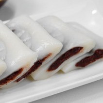 통팥 앙금 절편 1kg 멥쌀떡 대용량 소포장 아침 대용 달콤한 굳지않는 쫄깃한