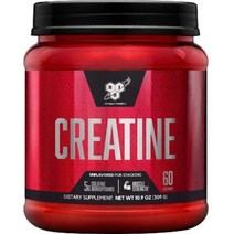 BSN 신타6 크레아틴 운동전 헬스 부스터 모노크레아틴 파우더 60서빙, 1개, 무맛 모노크레아틴60서빙