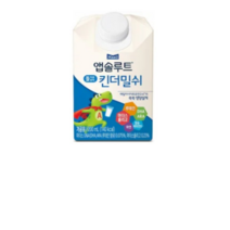 앱솔루트 킨더밀쉬 200ml, 우유맛, 2개