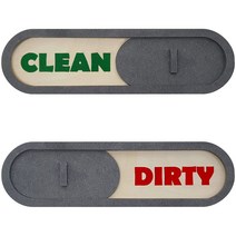 긱베어 식기세척기 클린 더티 clean dirty 마그넷 자석 스티커, 슬라이딩형, 4. 그레이