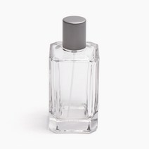 새로핸즈 클램프 타입 유리 향수공병 사각JM무광실버캡 100ml, 단품