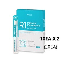 에이필드 R1 티스마일 부드러운 초극세모 항균 은나노칫솔, 10개입, 2개