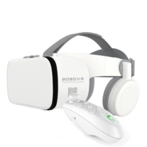 BOBOVRZ6 블루투스 VR 안경 360도 파노라마 VR기기+리모컨, 블랙