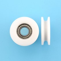 자바라 컨베이어 벨트 바퀴 우레탄 롤러1pcs 8*28*9mm U 그루브 롤러 풀리 플라스틱 688 베어링 풀리/구동, 한개옵션0