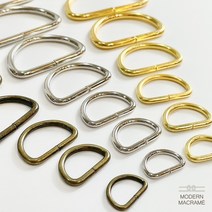 D링 디링 가방고리 마크라메 가방 만들기 재료 키링 부자재, D링_골드