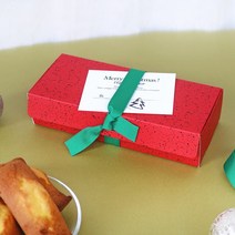 [당일출고] 구움과자 마들렌 휘낭시에 상자, 레드1롤(20mmX50yd), 5매