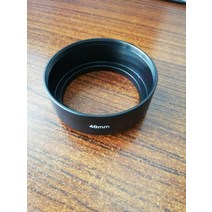 카메라 렌즈 후드 48mm 알루미늄 합금 고정 초점 캐논 QL17 GIII 용 35 50mm 경사 통풍 그늘, 한개옵션0