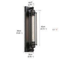 빈티지벽등 AC110V 220v 스팀 펑크 T30 에디슨 전구 램프 아트 데코 빈티지 벽 돌출 홈 조명 장식 루즈, 01 40W bulb included, 01 A_01 40W bulb included