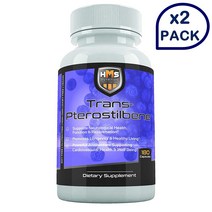 HMS Nutrition HMS 뉴트리션 트랜스 프테로스틸벤 200mg 180베지캡슐 2개