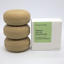 알앤소코떼 자운고 농축 닥터 어성초 샴푸바 1개 /고체샴푸 한방샴푸바 샴푸비누 약산성샴푸바, 중건성 두피용