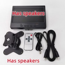 did모니터 전자메뉴판 7 인치 와이드 스크린 데스크탑 미니 디스플레이 1024x600 HDMI 호환 게임 콘솔/라즈베리 파이/현미경 콘솔/자동차 모니터, [01] Content 1, 02 Content 2