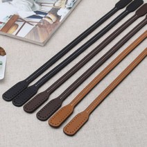 짱패브릭 (1쌍)42.5cm 스티치 토드형 가죽가방핸들 가방끈, 카멜