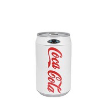 ins코카콜라 캔 스마트 휴지통 자동센서 대용량 거실 쓰레기통, 화이트9L