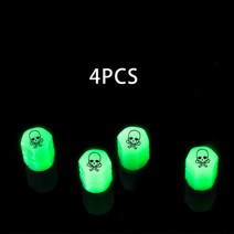 PCX 튜닝 윈드스크린 쇼바 오토바이 발광 타이어 밸브 에어 포트 스템 커버 캡 액세서리혼다 msx125 msx 125 cb500x 섀도우 r1200gs 용4 개 호환, [05] SKULL LOGO