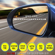 뉴쎄라토 오피러스 뉴스포티지 사이드 와이드미러 980R 광각백미러, AR-와이드미러, -수입차종-열선포함