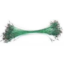 농업 기계 텃밭 도구 농기구Qxo 20pcs 15202530cm 스틸 와이어 낚싯줄 장비 인공 물고기 후크 물고기 액세서리에 대한 상품 태클, 20pcs 블랙 색상, 25cm, 협력사