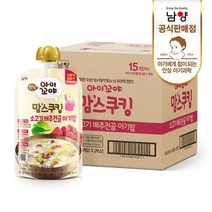남양유업 맘스쿠킹 이유식 140gx10개 소고기배추전골 15개월-, 10개, 맘스쿠킹 이유식 140gx10개_소고기배추(15개월-)