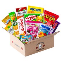 어린이집 학교 단체 간식 럭키 과자 박스 세트 맛남연구소, 12개, 12종 X 1세트
