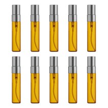 27리빙 간편한 충전 휴대용 향수 공병 10ml, 갈색 실버, 10개