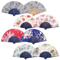 도담 면부채, 검정꽃무늬(갈색대), 1개