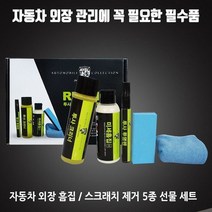 자동차 실기스 스크래치 외장 흠집 제거 5종 세트, 없음