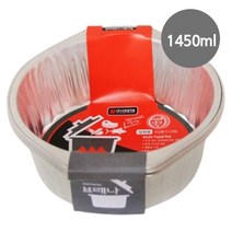서광알미늄 형 1450ml 3P 용기 원 도시락 구이 냄비 알미늄 일회용, 1개, 1개