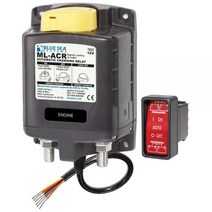 Blue sea systems 수동 제어 기능이 있는 Sea Systems 자동 충전 릴레이 12V, Ref:BS7622 One Size Black