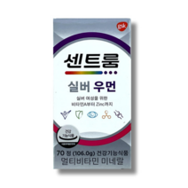 센트룸 실버 우먼 멀티비타민 미네랄, 70정, 9개