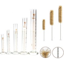 주방 저울 계량스푼 유리 측정 실린더 전문 실험실 졸업 된 화학 표준 컵/측정 브러시, 02 10ml