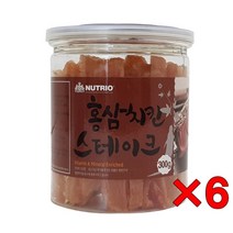 뉴트리오 홍삼시리즈 300g[6개묶음] 사사미, 1개, 홍삼치킨 스테이크