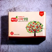 아침에사과즙한잔 충남 예산사과 저온착즙 사과생즙 110ml 선택형, 30포(1박스), 1개