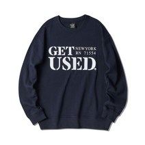 GET USED Signature basic logo sweatshirt [LGQSCTM311MNAA]