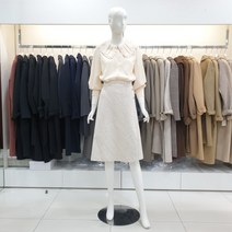 나이스크랍 나이스클랍 트위드 슬릿 포인트 A라인 스커트A221PWS205