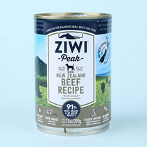 지위픽 독 소고기 캔 390g 급여량은 적게 포만감은 업 반려견 캔, 본상품, 1개