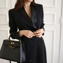 여성 맥시 롱코트 a라인코트 자켓 결혼하객룩 원피스 정장 졸업식 복장