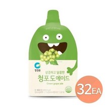 청정원 청포도에이드 80ml x 32개, 4세트, 상세 설명 참조