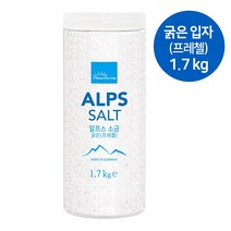 독일 알프스 미네랄 굵은 소금 1.7kg 펄솔트 프레첼 안데스소금 히말라야 핑크솔트 대신, 굵은입자 1.7kg, 2개
