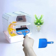 헬퍼솔 기니피그 장난감 미니 먼지 팬 및 브러시 세트 햄스터 클리너 고슴도치 용품 작은 빗자루 침구용, [01] MULTI
