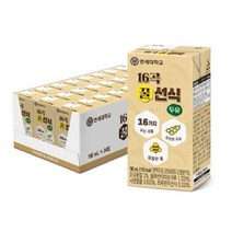 연세우유 16곡 꿀선식 두유, 190ml, 7개