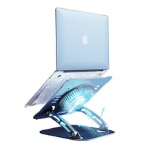 알루미늄 노트북 거치대 접이식 받침대 휴대용 1단 2단, 노트북거치대(1단)
