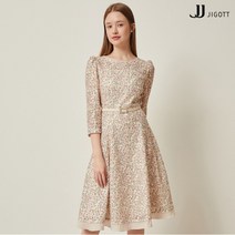 JJ지고트 메탈사 믹스 플로럴 원피스 GM8A0OP35