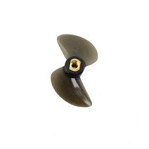 GHSHOP UDI001 RC 보트용 2x 내구성 라디오 제어 패들 프로펠러 소품 Accs, 29x13.5x8.6mm, 플라스틱, 블랙
