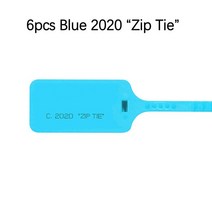 견고한 새로운 2020 "지퍼 넥타이" 인쇄 일회용 플라스틱 보안 씰 태그 오프 스니커즈 신발 장식, 한개옵션1, 03 Blue 2020 zip tie