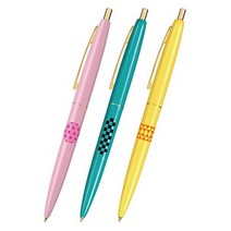 BIC 빅 유성 볼펜 클릭 골드 일본식 무늬 0.7mm 3 개 세트 CLGAMZ-WGP3P, 1개, 자세한 내용은 참조